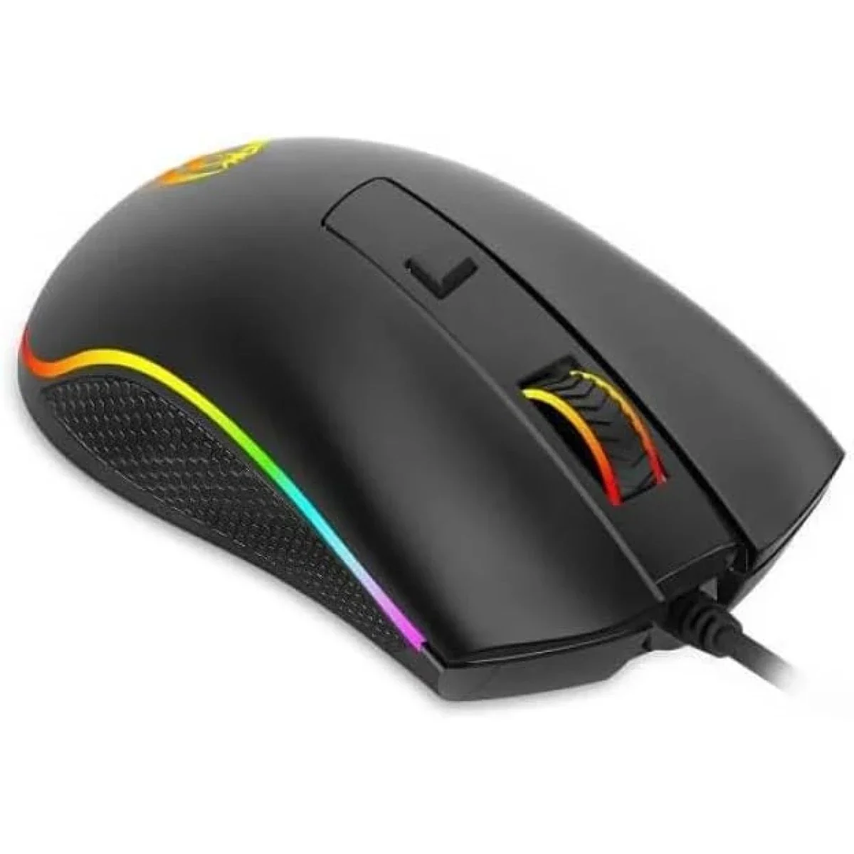 ماوس ألعاب سلكي Redragon M611-RGB بإضاءة RGB ودقة 12800 DPI - أسود - Thumbnail 5