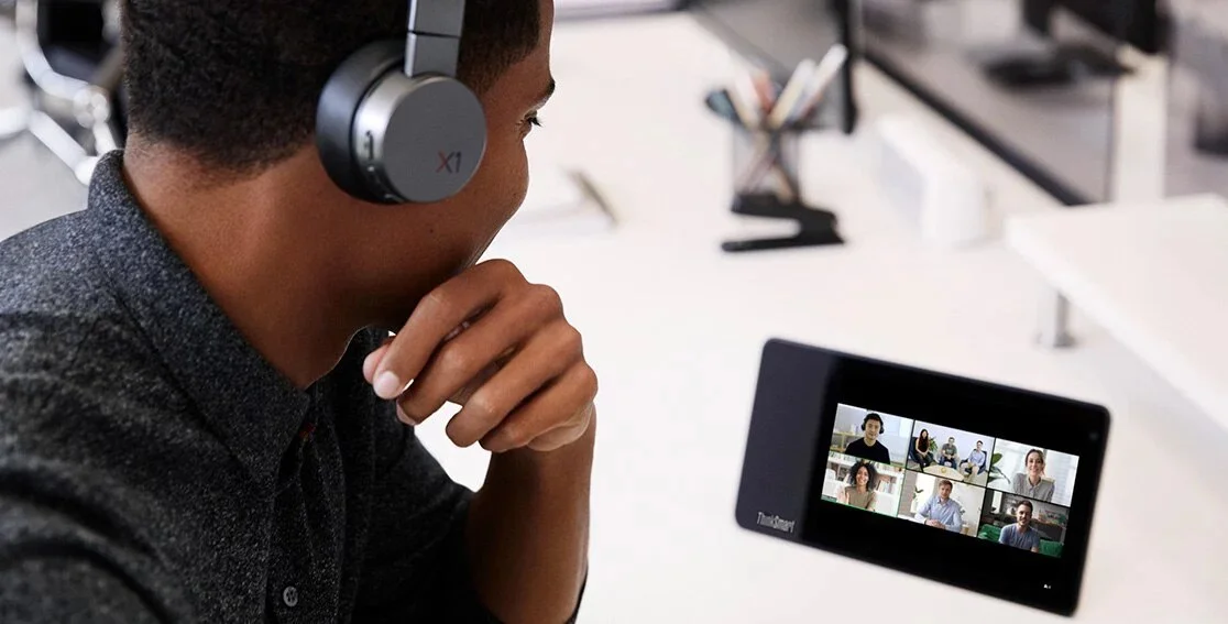 Lenovo ThinkSmart View 8-inch HD Smart Touchscreen for Zoom - Thumbnail 10