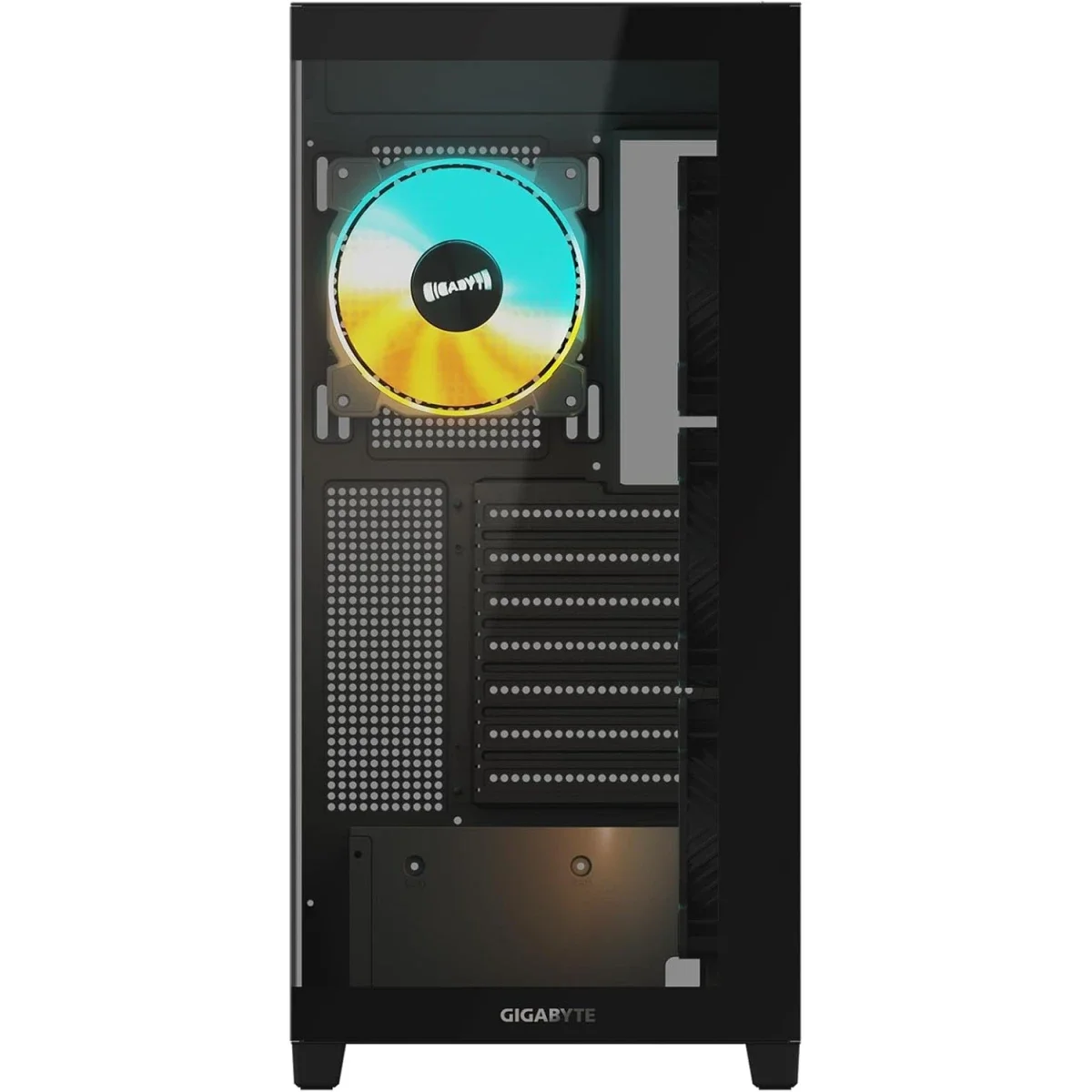 هيكل كمبيوتر GIGABYTE C500 Panoramic Stealth ATX ميد تاور أسود - Image 3