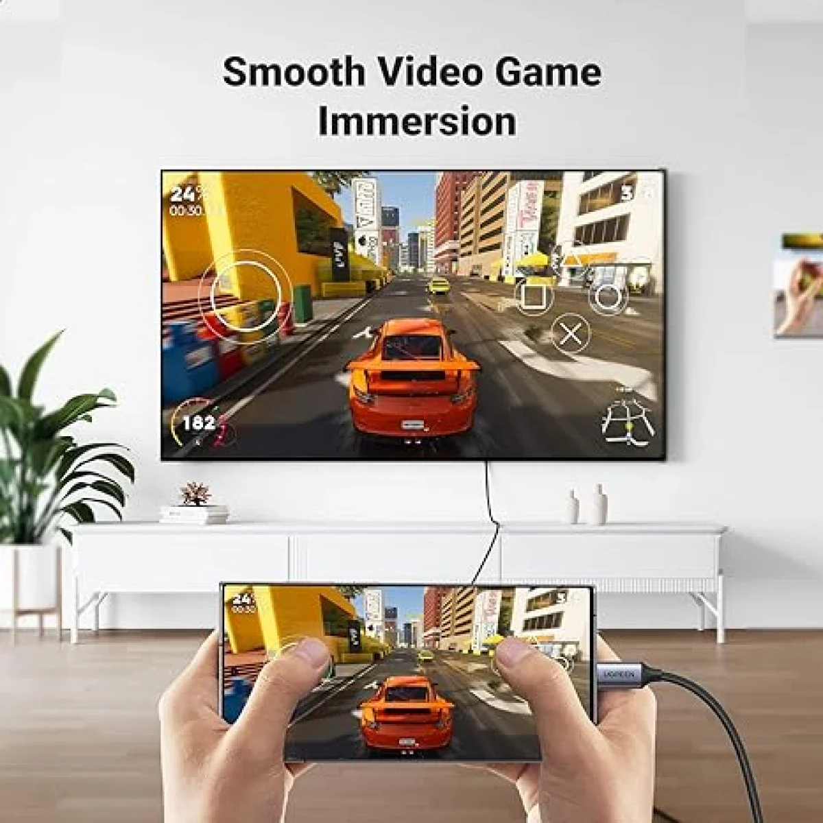 كابل Ugreen USB-C إلى HDMI ذكر إلى ذكر 1.5 متر، 4K 60Hz - Thumbnail 6