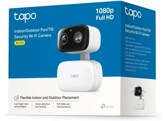 كاميرا مراقبة صغيرة TP-LINK Tapo C206 داخلية وخارجية بدقة 1080p وتغطية 360° - Image 12