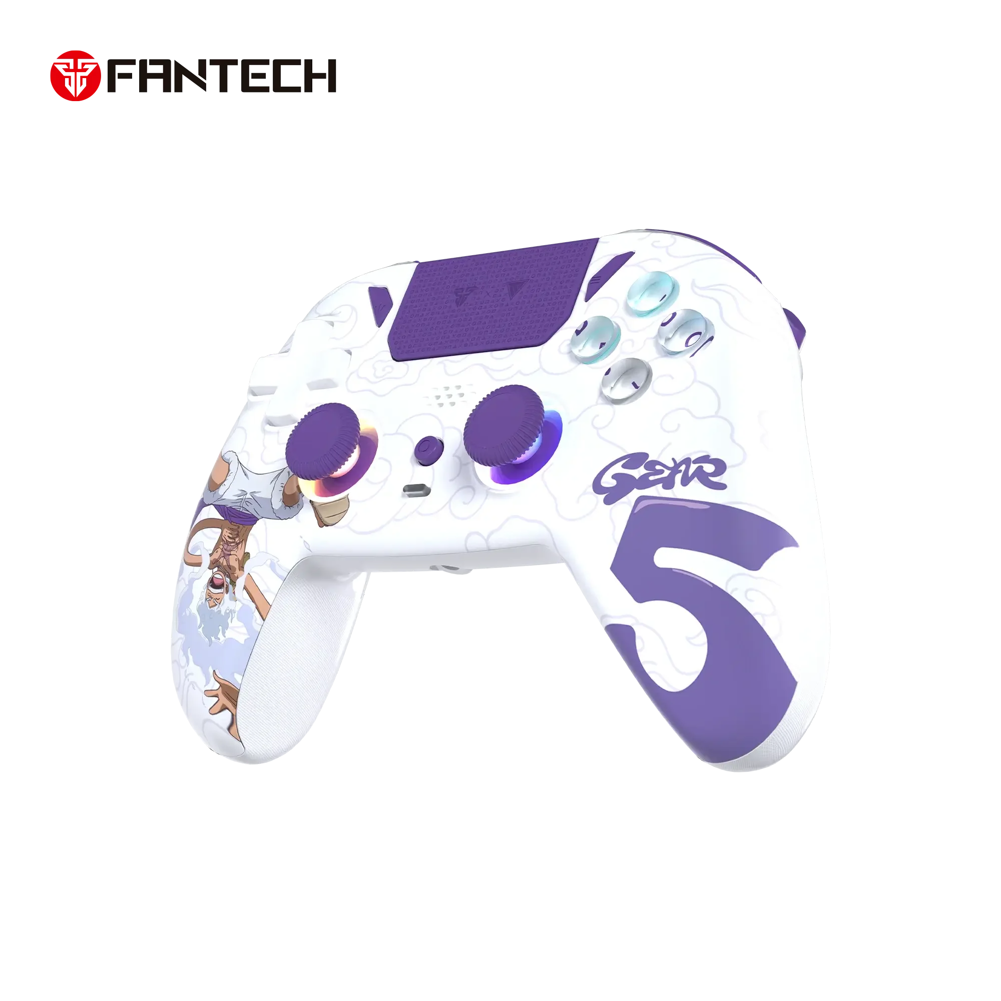 يد تحكم ألعاب Fantech NOVA PRO WGP14V2 متعددة المنصات إصدار One Piece Gear5 Egghead - Thumbnail 5