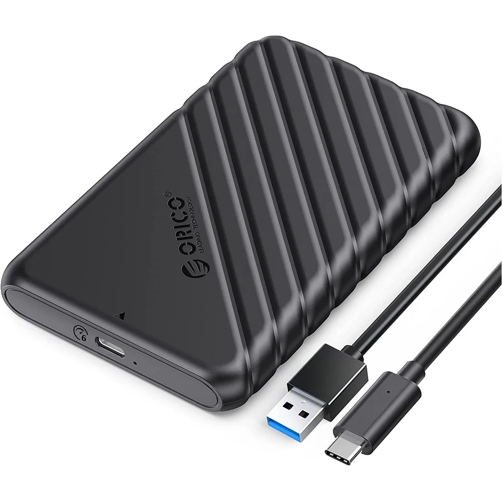 علبة هارد ORICO ORICO-25PW1-C3-BK-EP مقاس 2.5 إنش USB 3.1 Gen 1 Type-C - أسود