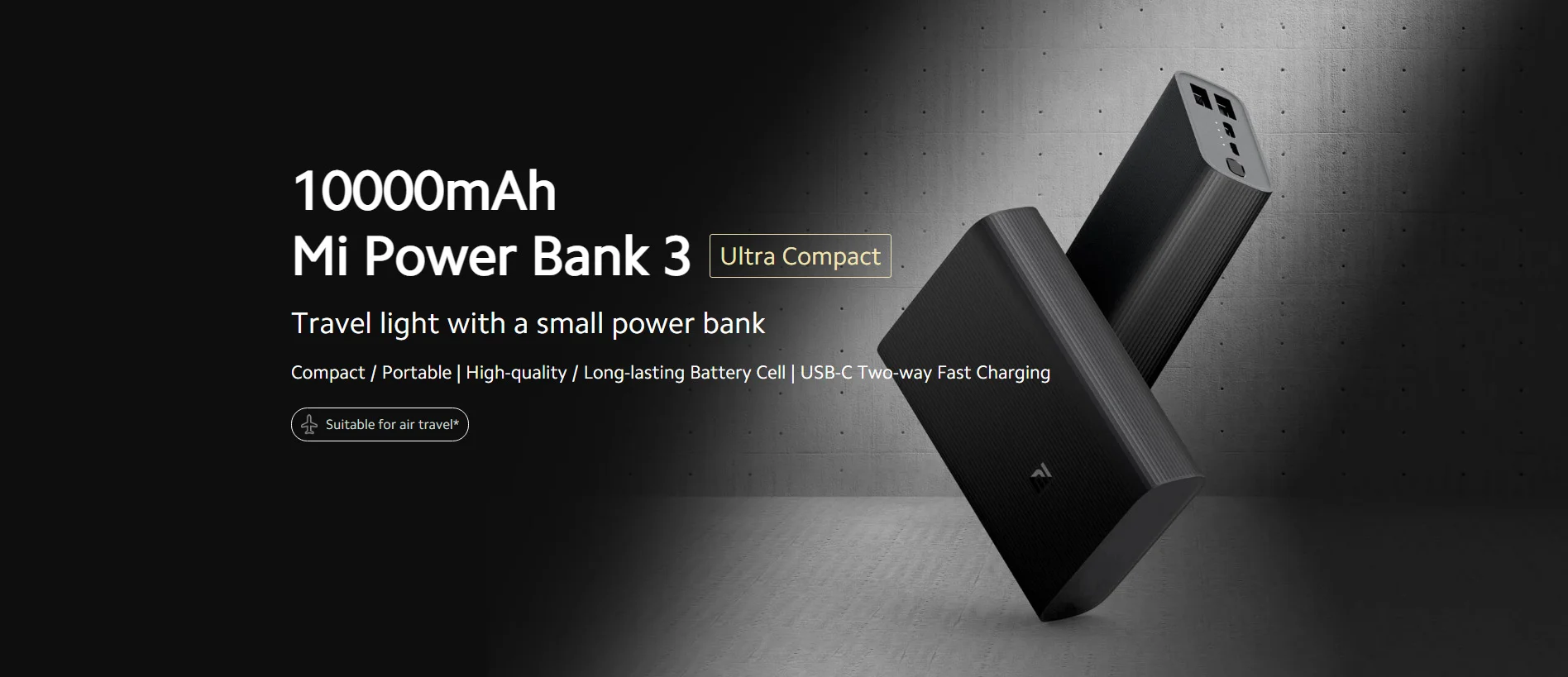 باور بانك Xiaomi Mi Power Bank 3 Ultra Compact 10000mAh BHR4412GL - Image 5