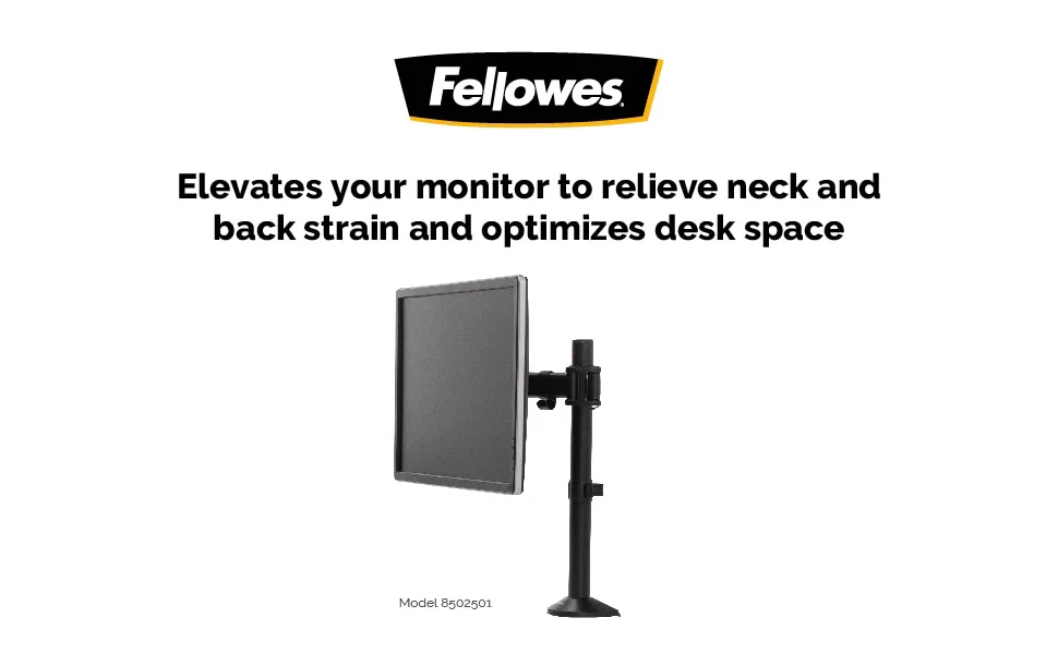 ذراع شاشة مفرد قابل للتعديل Fellowes Reflex Series للشاشات حتى 32 إنش - Thumbnail 7