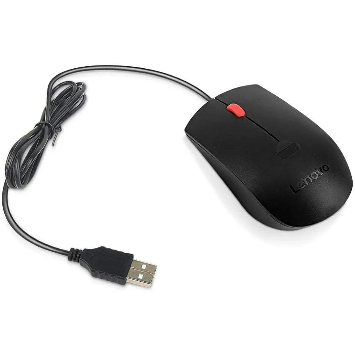 ماوس Lenovo 4Y50Q64661 ببصمة حيوية USB، 1600 DPI، أسود - Thumbnail 3
