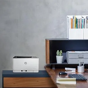 طابعة ليزر ألوان HP 150nw مقاس A4 لاسلكية بسرعة 18/4 صفحة في الدقيقة - Thumbnail 7