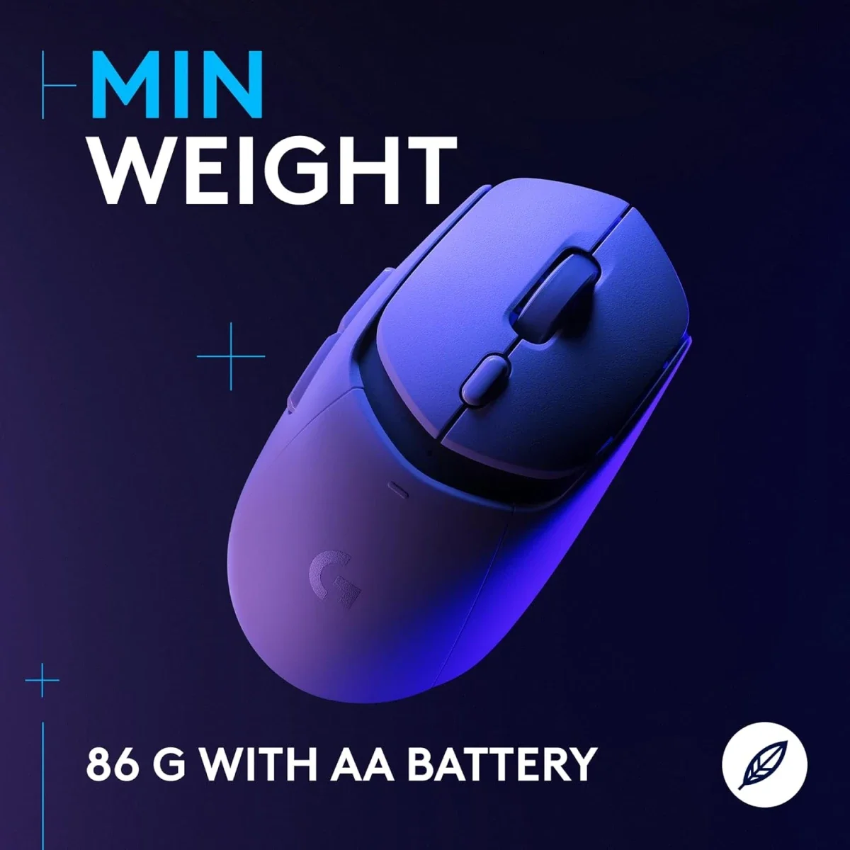 ماوس ألعاب لاسلكي Logitech G309 LIGHTSPEED بمستشعر HERO 25K - أبيض - Thumbnail 5