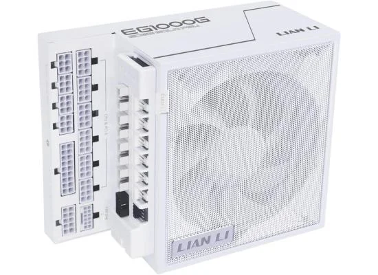 LIAN LI Edge EG1200G 1200W 80 PLUS Gold Fully Modular ATX 3.1 Power Supply - White - Thumbnail 4