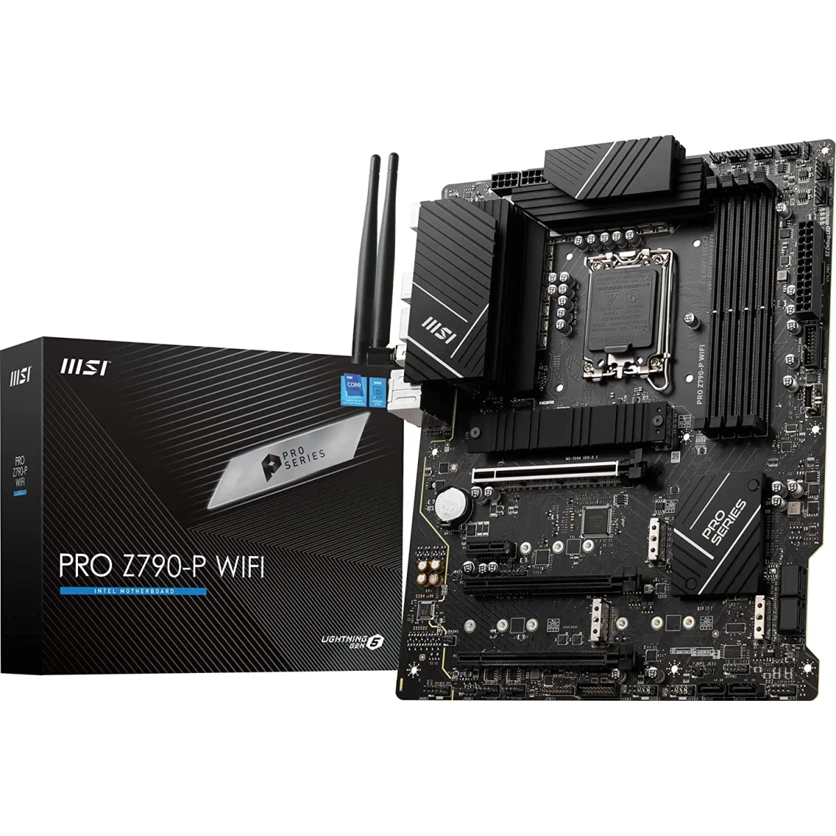 لوحة أم MSI PRO Z790-P WIFI DDR5 ATX بمقبس LGA 1700 وشريحة Intel Z790