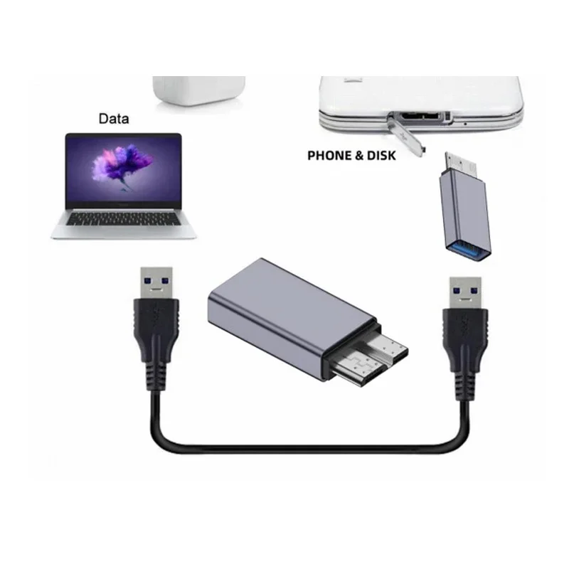 محول OTG من USB-A 3.0 أنثى إلى USB Micro-B 3.0 ذكر - Image 3