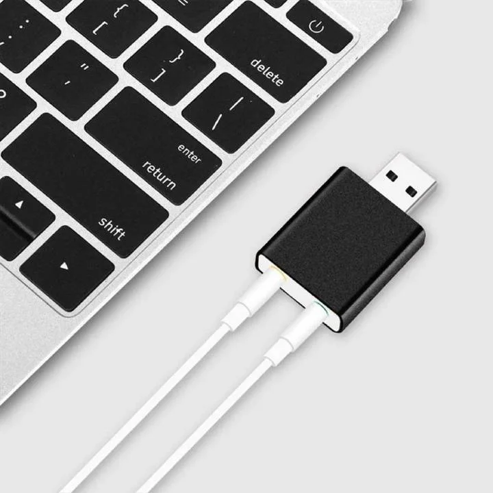 كرت صوت خارجي Trusting SK-06 USB 2.0 إلى منفذي 3.5 مم - Image 3