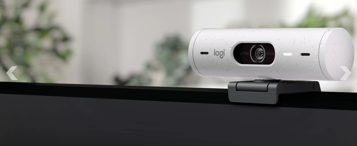 كاميرا ويب Logitech Brio 500 بدقة Full HD مع تصحيح إضاءة تلقائي وغطاء خصوصية - Thumbnail 15