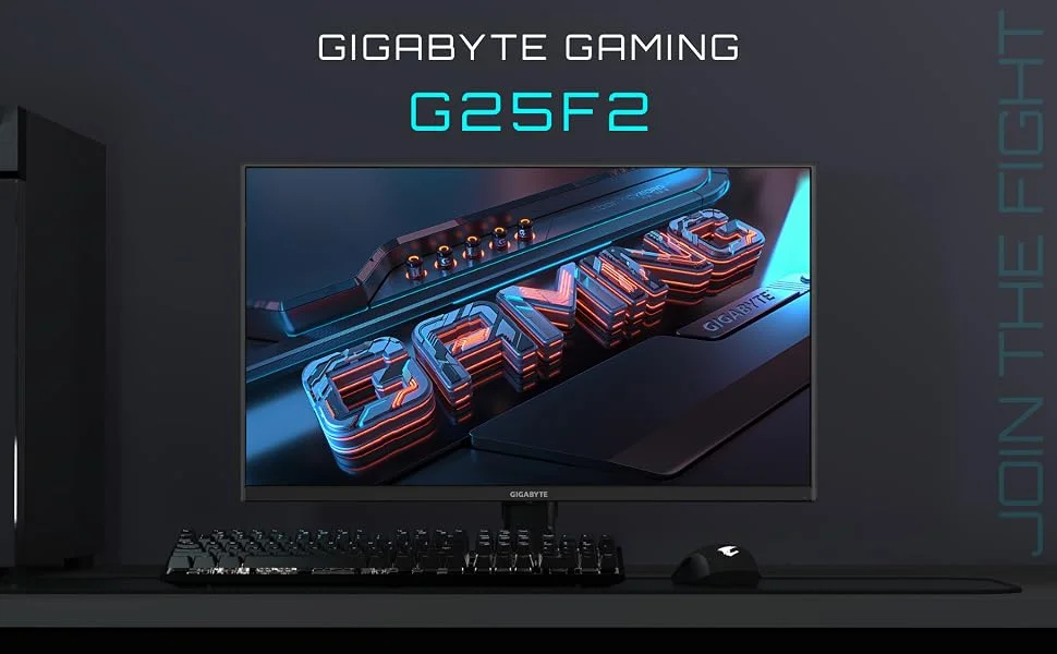 شاشة ألعاب GIGABYTE G25F2 مقاس 25 إنش SuperSpeed IPS FHD بتردد 200Hz وزمن 1ms، سوداء - Thumbnail 9