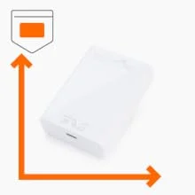 شاحن لابتوب Eggtronic Sirius USB-C GaN بقدرة 65 واط مع كابل USB-C بطول 1.8 متر - أسود - Thumbnail 13