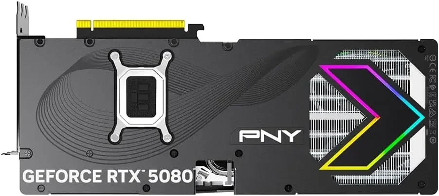 كرت شاشة PNY ARGB EPIC-X RGB مكسور السرعة بثلاث مراوح 16GB GDDR7 GeForce RTX 5080 - Image 2