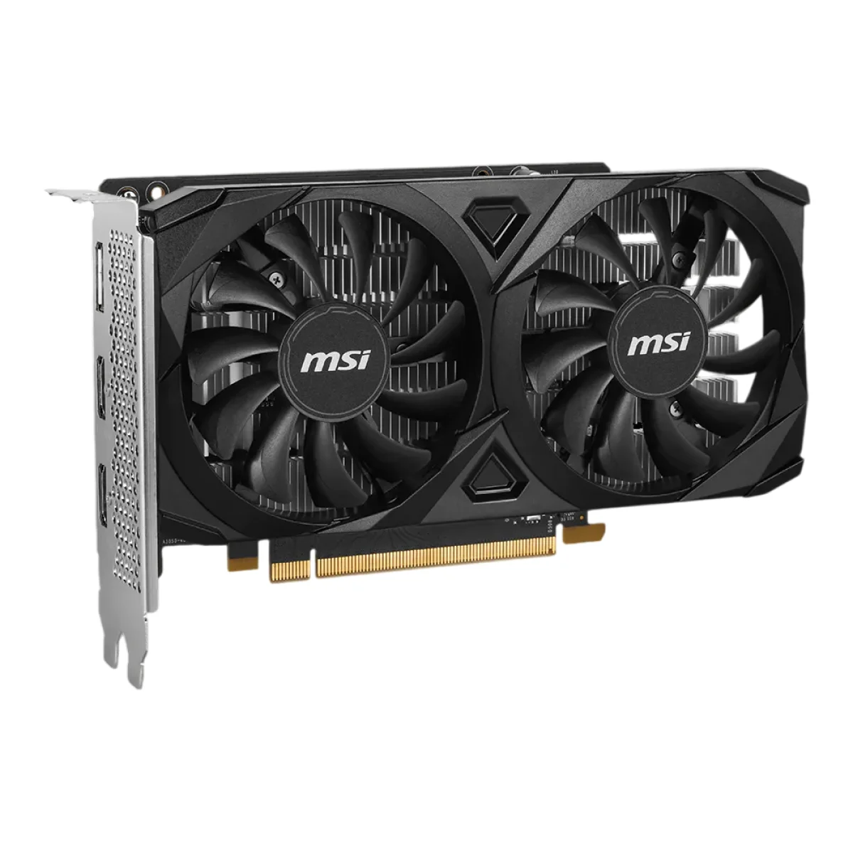 كرت شاشة MSI بذاكرة 6GB GDDR6 بدون موصلات طاقة - RTX 3050 VENTUS 2X E 6G OC - Thumbnail 2
