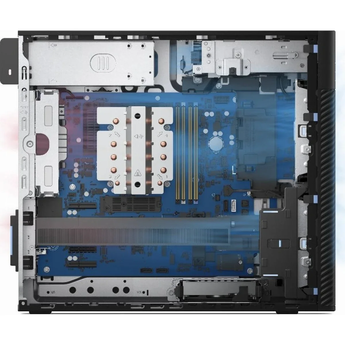 محطة عمل Dell Pro Max Tower T2 Workstation FCT2250 بمعالج Intel Ultra 9 285 وذاكرة 64GB DDR5 و1TB SSD لون أسود - Image 4