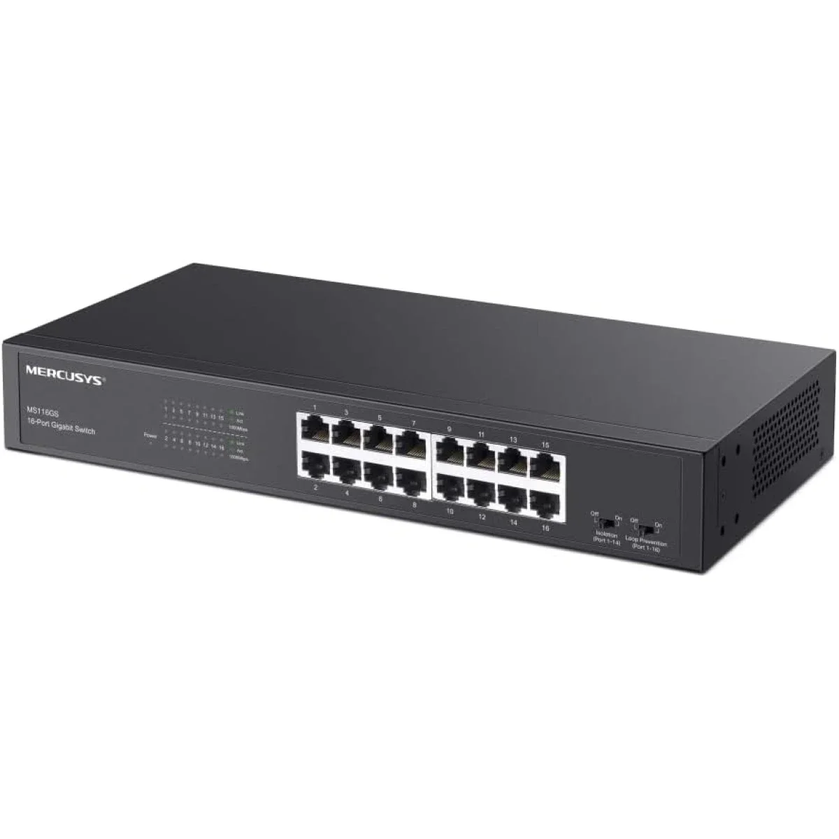 MERCUSYS MS116GS 16-Port Gigabit Unmanaged Desktop/Rackmount Switch - Image 2