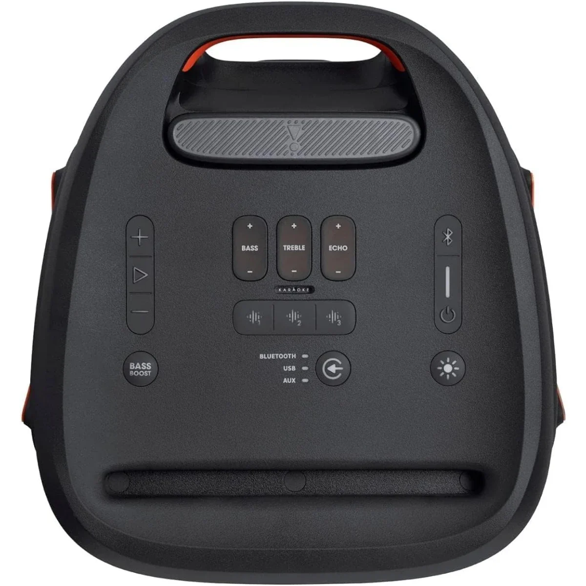سماعة حفلات محمولة JBL PartyBox 310 بقدرة 240 واط وإضاءة، تشغيل حتى 18 ساعة ومقاومة رذاذ IPX4 - أسود - Thumbnail 9
