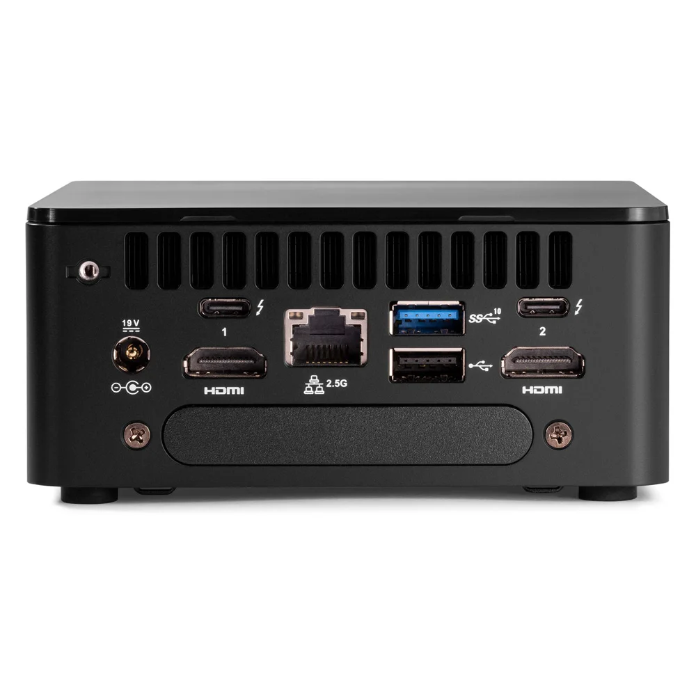 كمبيوتر صغير Asus NUC 12 Pro بمعالج i5-1240P الجيل 12، يدعم حتى 64GB DDR4-3200 و2 x M.2 (2280 + 2242) و1 x SATA مقاس 2.5 إنش، Intel Iris Xe، DOS – RNUC12WSHI5000021 / 90AR00E1-M00080 - Thumbnail 2