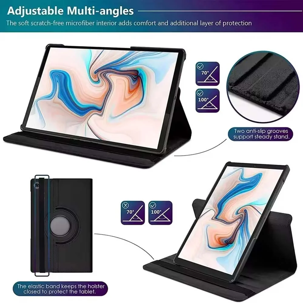 Book Cover Case for Samsung A9+ 11-Inch with 360° Stand - Image 5