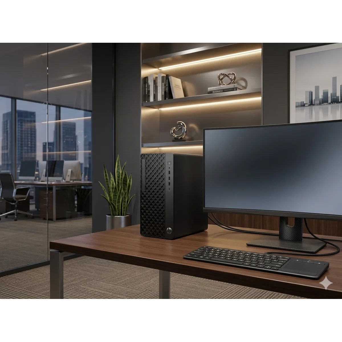 كمبيوتر مكتبي HP ProDesk 2 Tower G1i E بمعالج Intel Core i7-14700 وذاكرة 8GB DDR5 وSSD 512GB وWi-Fi 6 - Image 5