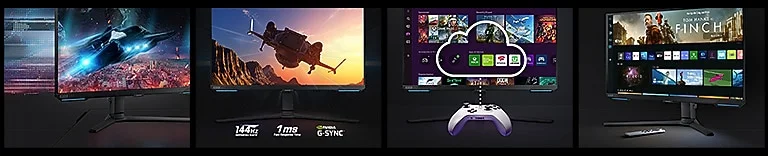 شاشة ألعاب ذكية Samsung Odyssey G7 G70B مقاس 28 إنش بدقة 4K IPS ومعدل 144Hz واستجابة 1ms - Thumbnail 15