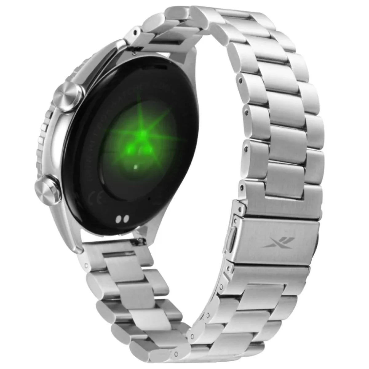 ساعة ذكية Reebok Ultru.1 بشاشة AMOLED 1.43 إنش وإطار دوار IP68 فضية - Image 5