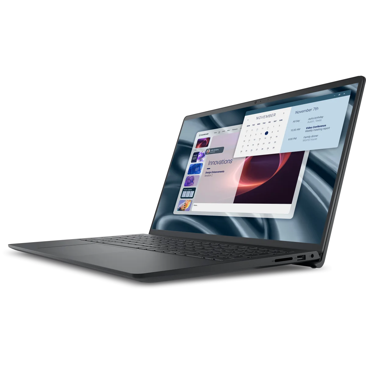 لابتوب Dell Pro 15 Essential PV15250 بمعالج Core i7-1355U وذاكرة 8GB وSSD 512GB وشاشة 15.6 إنش FHD 120Hz مع باور بانك 20000mAh - Thumbnail 2