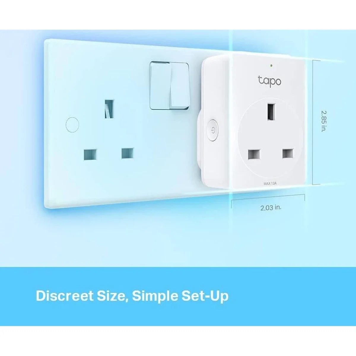 TP-Link Tapo P110 Smart Wi-Fi Plug with Energy Monitoring - Thumbnail 3