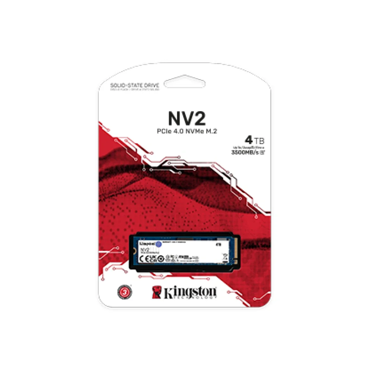 قرص SSD Kingston NV2 بسعة 4TB وواجهة PCIe 4.0 NVMe M.2 - Thumbnail 3
