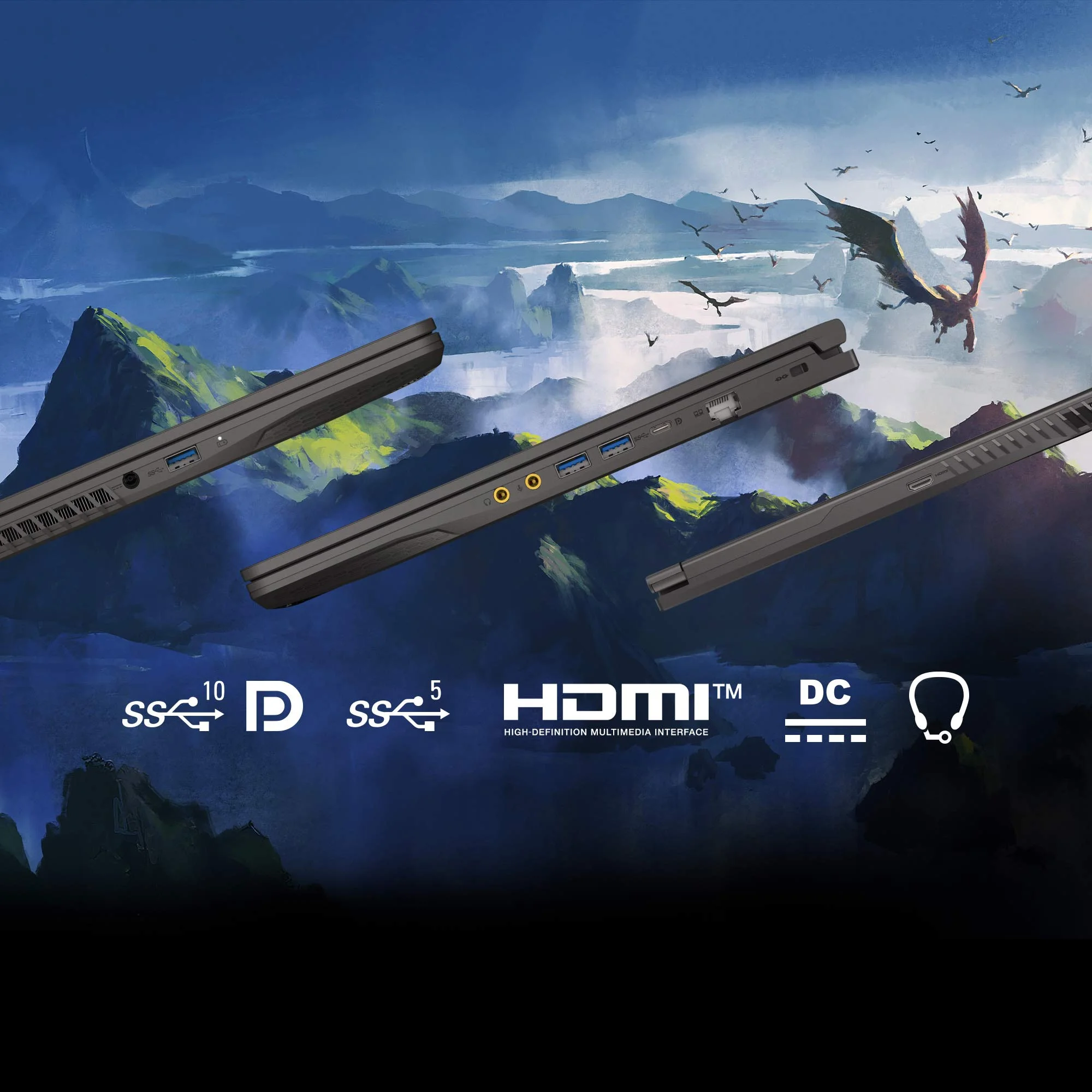 لابتوب ألعاب MSI Thin B13UC مقاس 15.6 إنش FHD 144Hz بمعالج Core i7-13620H وكرت RTX 3050 وذاكرة 16GB RAM و512GB SSD - Image 20