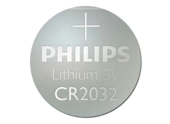 بطارية زر ليثيوم Philips CR2032 - Image 2