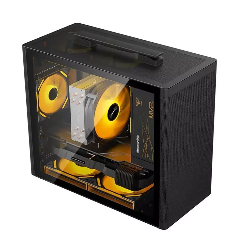 كيس كمبيوتر للألعاب Huntkey A320G فارغ بدون مراوح - Image 2