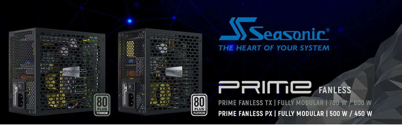 مزود طاقة Seasonic PRIME FANLESS TX-700 بقدرة 700 واط وكفاءة 80 PLUS Titanium معياري بالكامل بدون مروحة - Thumbnail 6