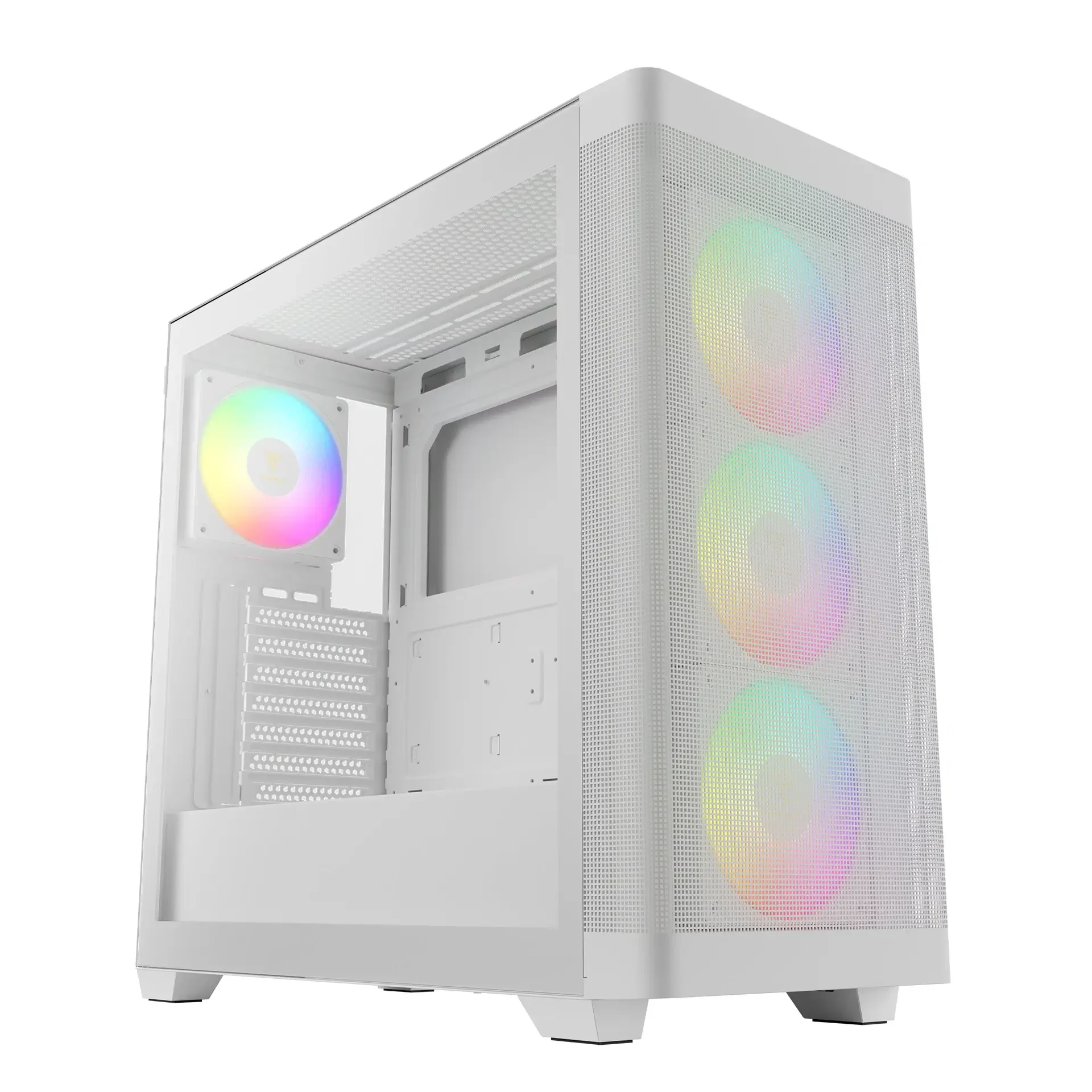 GAMDIAS ATHENA M3 ARGB Mid-Tower Gaming Case White - Image 3