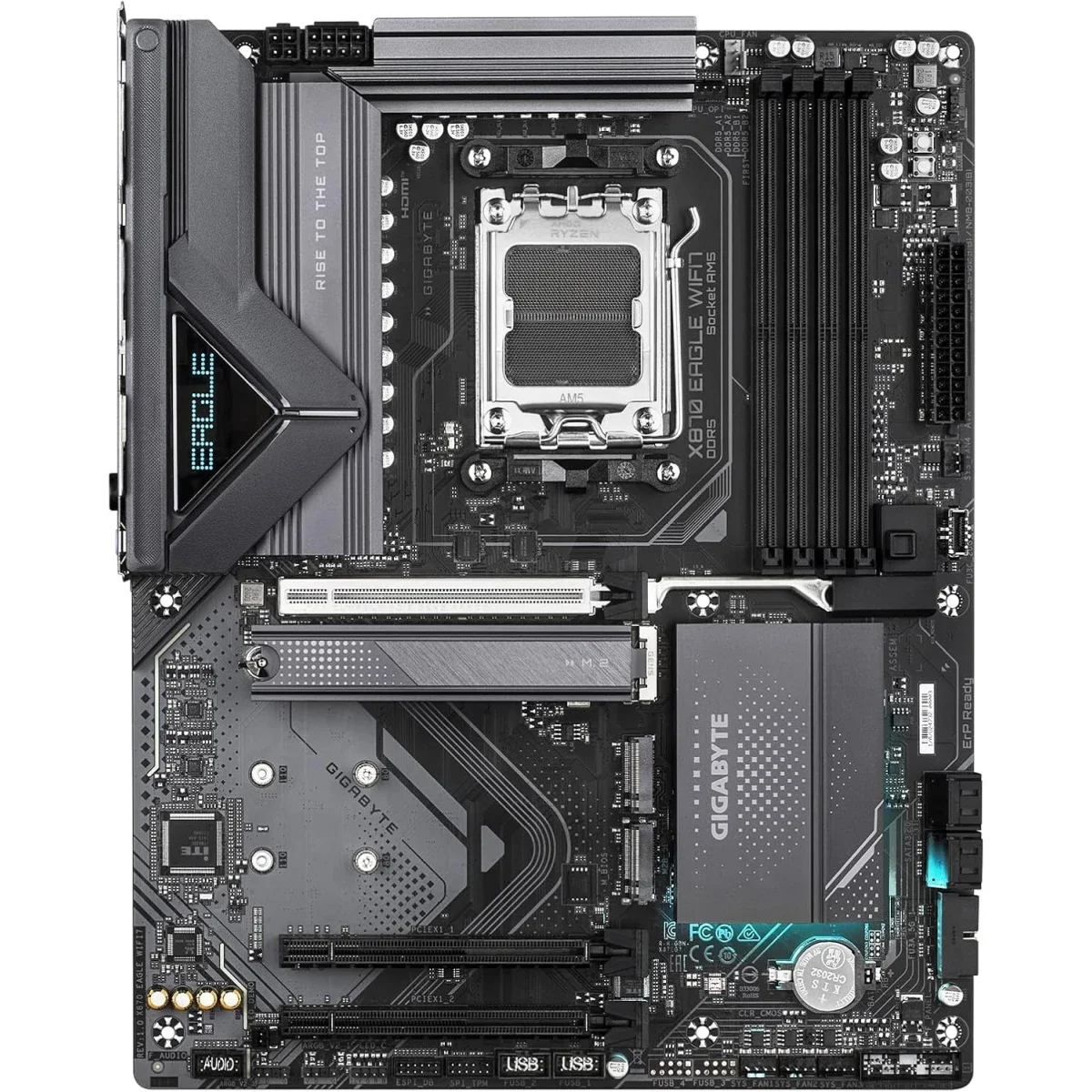 GIGABYTE X870 EAGLE WIFI 7 AM5 ATX Motherboard DDR5 3x M.2 - Thumbnail 2