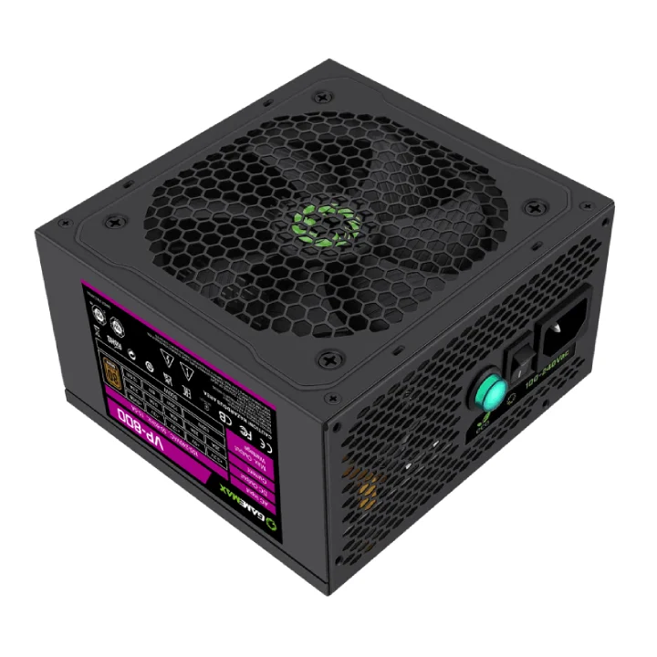 مزود طاقة GameMax VP-800 بقدرة 800 واط 80 PLUS Bronze فائق الهدوء - Image 8
