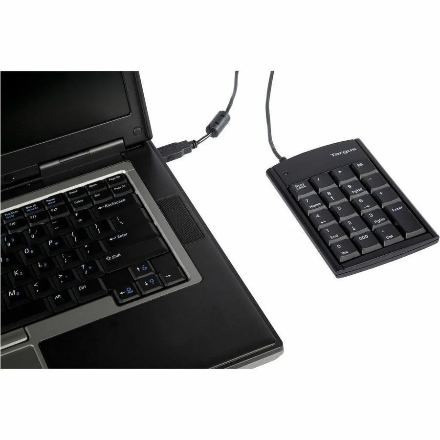لوحة مفاتيح رقمية Targus Ultra Mini USB سلكية بتوصيل فوري - أسود - Thumbnail 13