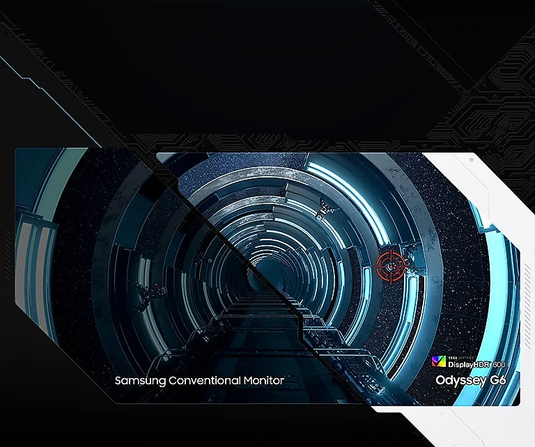 شاشة ألعاب Samsung BG650 Odyssey G6 ذكية 32 إنش QHD منحنية 240Hz - Thumbnail 8