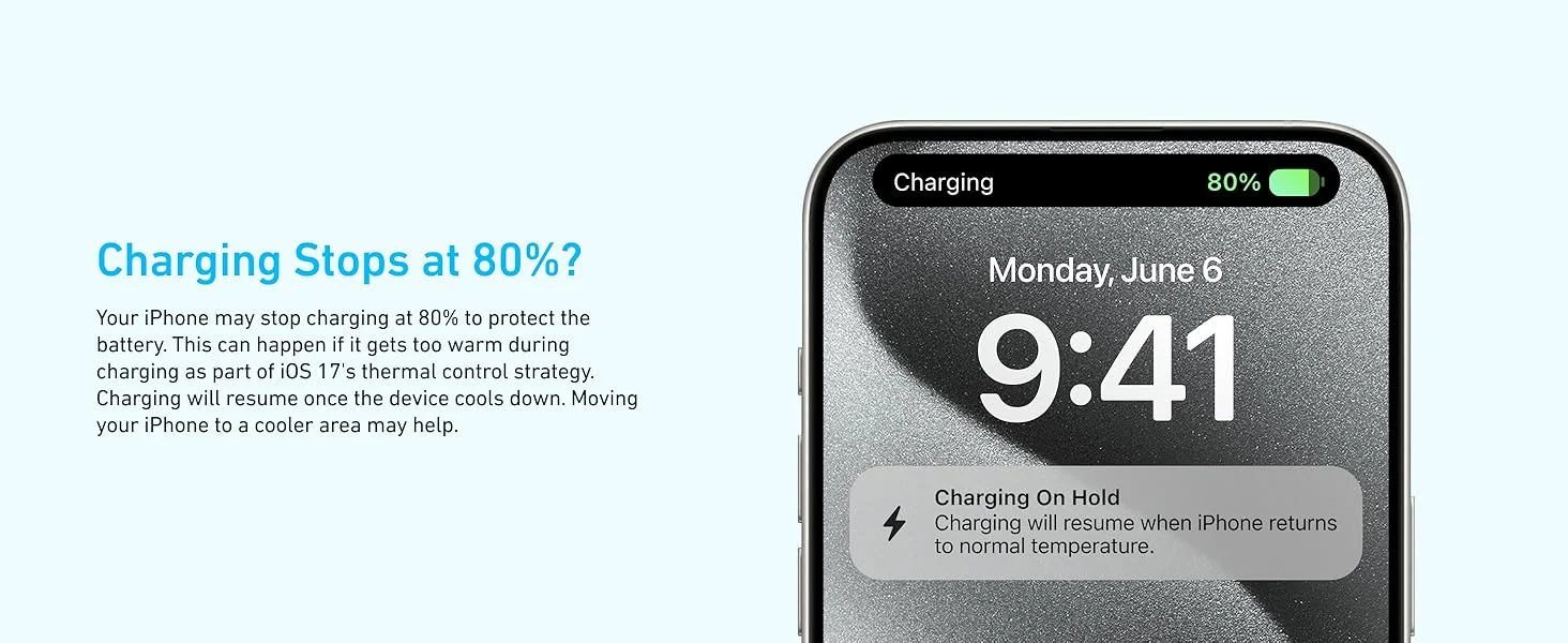 Anker Zolo 10000mAh Magnetic Power Bank with 30W Fast Charging, Built-In USB-C Cable & Stand - Blue - Thumbnail 18