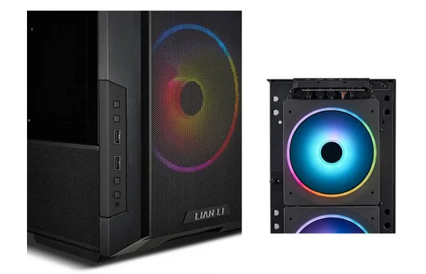 LIAN LI LANCOOL 216RW Mid-Tower Mesh High Airflow ARGB Case with 3 PWM Fans USB Type-C White - Image 21