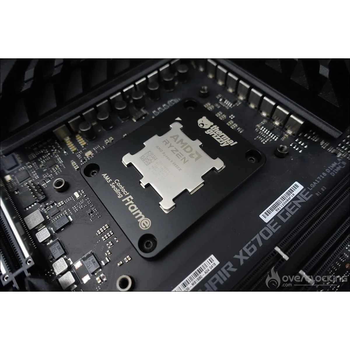 إطار تلامس وإحكام من الألومنيوم Thermal Grizzly AM5 لمعالجات AMD Ryzen - Thumbnail 3