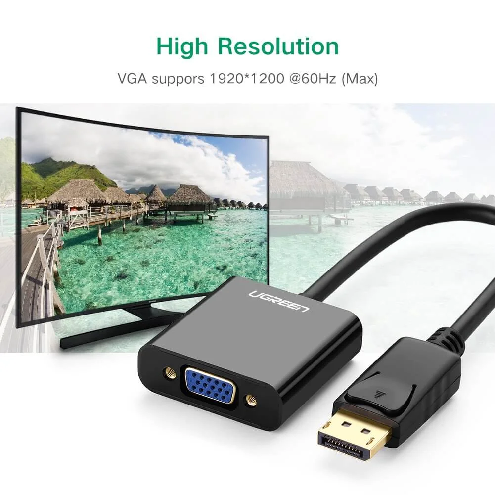 محول DisplayPort إلى VGA أنثى Ugreen 20415 - Image 1