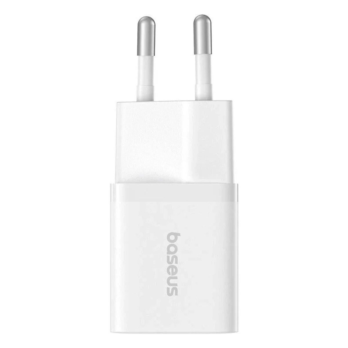 Baseus GaN5 Mini 25W USB-C Fast Wall Charger with PPS, PD 3.0 & QC 3.0 - White - Image 3