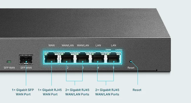 TP-LINK ER7206 Multi-WAN Professional Wired Gigabit VPN Router - Image 14