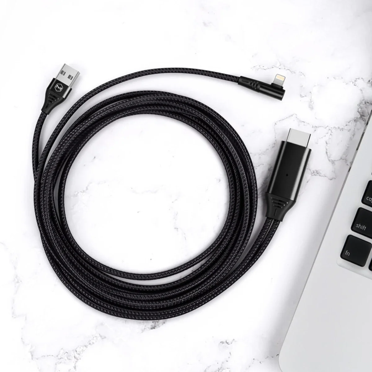 Mcdodo CA-6400 Lightning to HDMI 4K Adapter Cable with USB Port 2M for iPhone iPad - Image 3