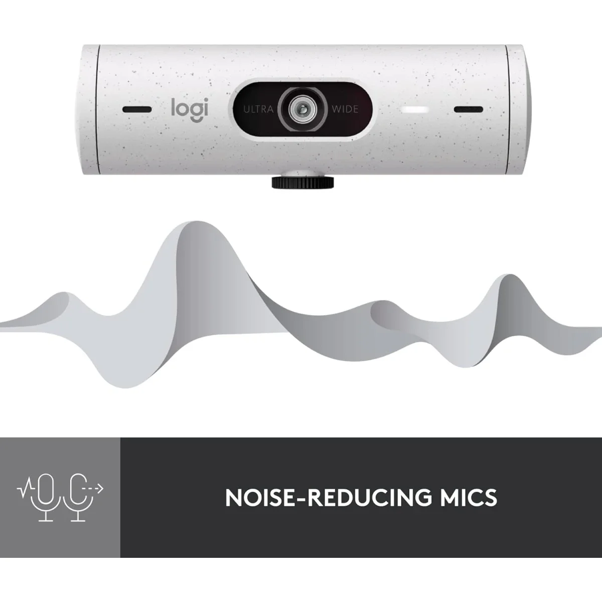 كاميرا ويب Logitech Brio 500 بدقة Full HD مع تصحيح إضاءة تلقائي وغطاء خصوصية - Thumbnail 5
