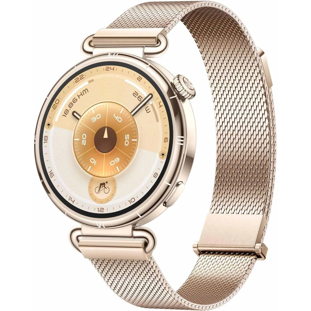 ساعة ذكية HUAWEI Watch GT 6 مقاس 41 مم، شاشة 1.47 إنش، بطارية حتى 21 يوم، GPS، أكثر من 100 وضع رياضي، متابعة الصحة والرفاه العاطفي، متوافقة مع iOS وAndroid، ذهبي